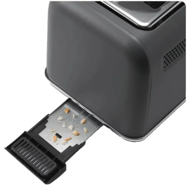 BUYDEEM 2 Slice Automatic Metal Toaster, model DT730E, color Ink Grey, EU ( DT730E-IGEU ) 