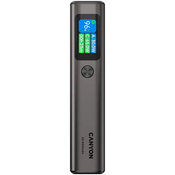 CANYON power bank OnPower 230 TFT 20000 mAh PD130W Dark Grey ( CNS-CPB230DG ) 