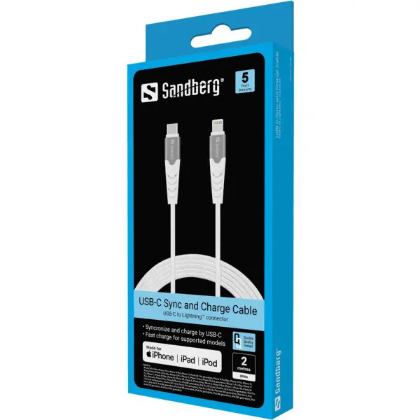 Kabl Sandberg 136-48 USB-C na Lightning 2m