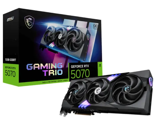 MSI nvidia GeForce RTX 5070 12G 192bit GeForce RTX 5070 12G GAMING TRIO OC grafička karta