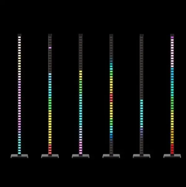 Podna lampa M69-B RGB+IC crna 10W LED sa daljinskim 20 tastera i adapterom 5V 2A