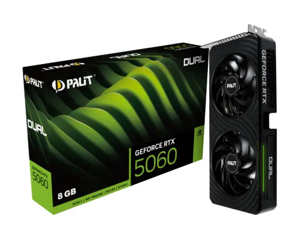 PALIT nVidia GeForce RTX 5060 8GB 128bit RTX5060 Dual grafička karta