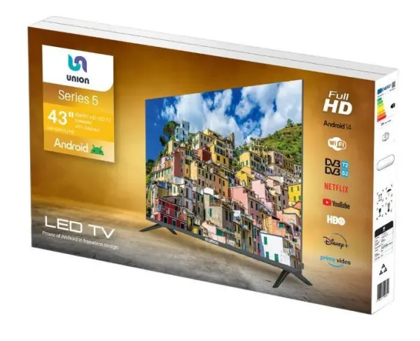 Union TV 43' FullHD T2 Smart (U50.43AF02.FHD)