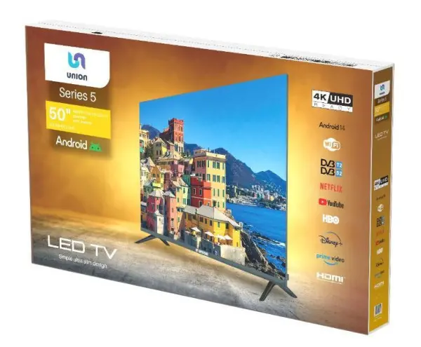 Union TV 50' UltraHD T2 Smart (U50.50HU02.UHD)