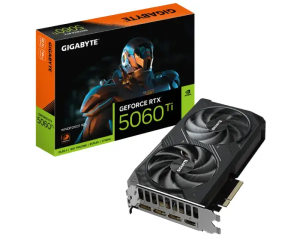 GIGABYTE nVidia GeForce RTX 5060 Ti WINDFORCE 16GB 128bit GV-N506TWF2-16GD rev. 1.0 grafička karta