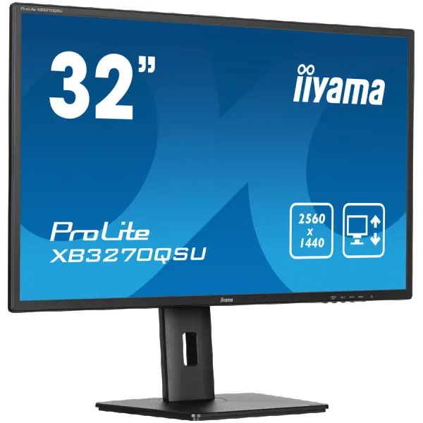 Iiyama 2 x HDMI 1 DisplayPort100HZ 3MS 250CDM2 1200:1 TYPICAL ( XB3270QSU-B1 ) 