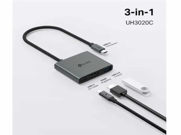Hub TP-LINK UH3020C USB Type-C 3-Port Hub' ( 'UH3020C' ) 