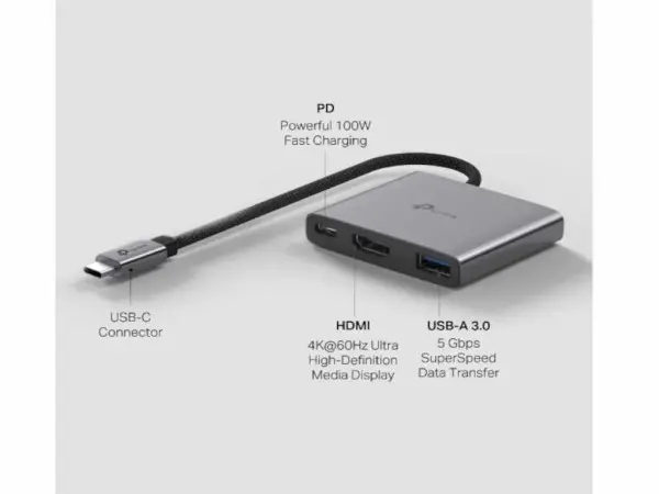 Hub TP-LINK UH3020C USB Type-C 3-Port Hub' ( 'UH3020C' ) 