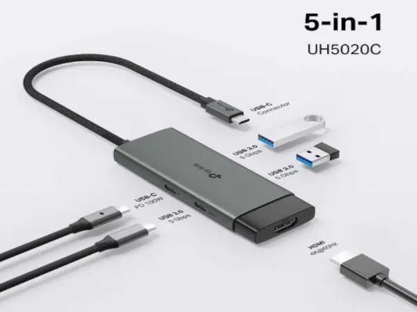 Hub TP-LINK UH5020C USB Type-C 5-Port Hub' ( 'UH5020C' ) 