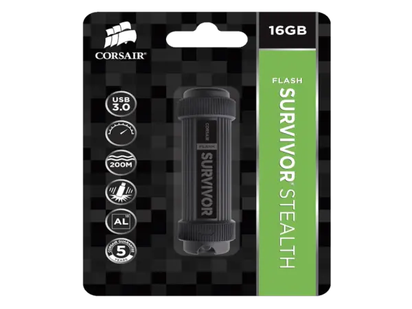 USB memorija CORSAIR SURVIVOR STEALTH 256GBUSB 3.0verzija 2015crna' ( 'CMFSS3B-256GB' ) 