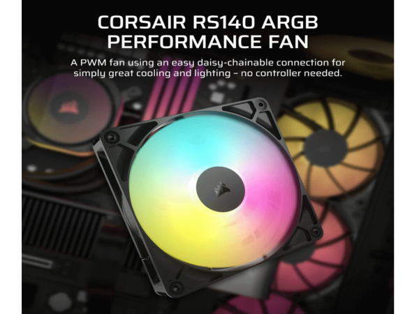 Ventilator CORSAIR RS140 ARGB140mmdual packcrna' ( 'CO-9050183-WW' ) 