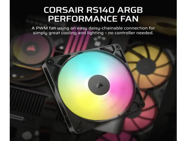 Ventilator CORSAIR RS140 ARGB140mmdual packcrna' ( 'CO-9050183-WW' ) 