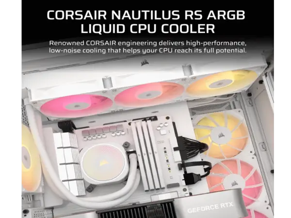 Kuler za CPU CORSAIR NAUTILUS 360 ARGB360mmvodeno hladenjebela' ( 'CW-9060095-WW' ) 