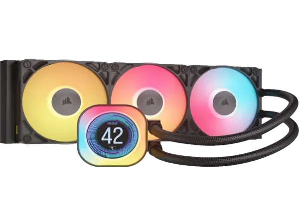 Kuler CORSAIR iCUE LINK TITAN 360 RX LCDAIO360mmvodeno hladenjecrna' ( 'CW-9061023-WW' ) 