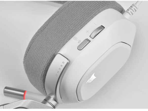 Slušalice CORSAIR HS80 RGB ŽICNECA-9011238-EUUSBbela' ( 'CA-9011238-EU' ) 