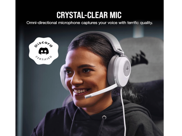 Slušalice CORSAIR HS65 SURROUND ŽICNECA-9011271-EUbela' ( 'CA-9011271-EU' ) 