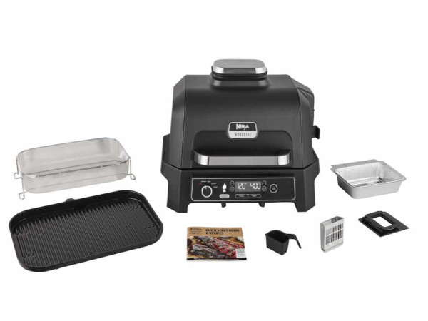 Roštilj NINJA OG850EU Woodfire Pro XL Electric BBQ Grill&Smoker1700Wcrna-siva' ( 'OG850EU' ) 