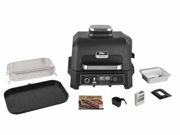 Roštilj NINJA OG850EU Woodfire Pro XL Electric BBQ Grill&Smoker1700Wcrna-siva' ( 'OG850EU' ) 