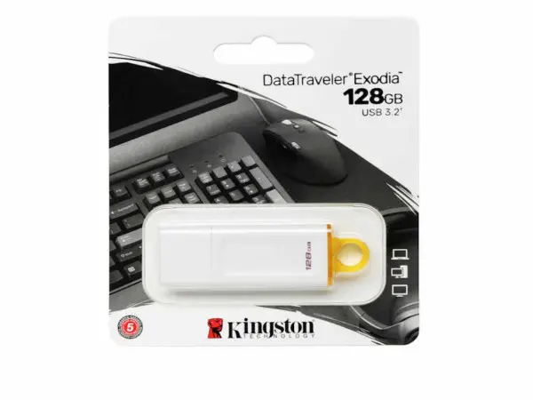 USB memorija KINGSTON KC-U2G128-5RDataTraveler Exodia3.2bela' ( 'KC-U2G128-5R' ) 