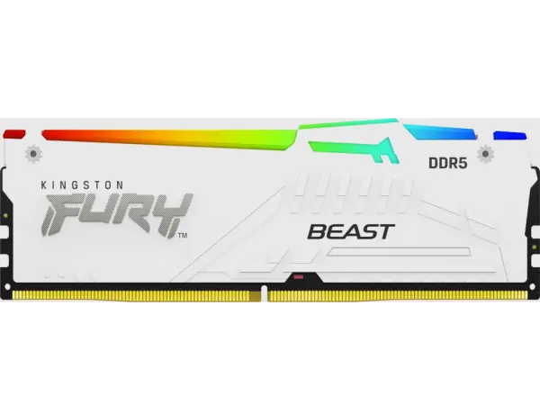 Memorija KINGSTON 16GBDIMMDDR55600MHzCL36FURY Beast RGBbela' ( 'KF556C36BWEA-16' ) 