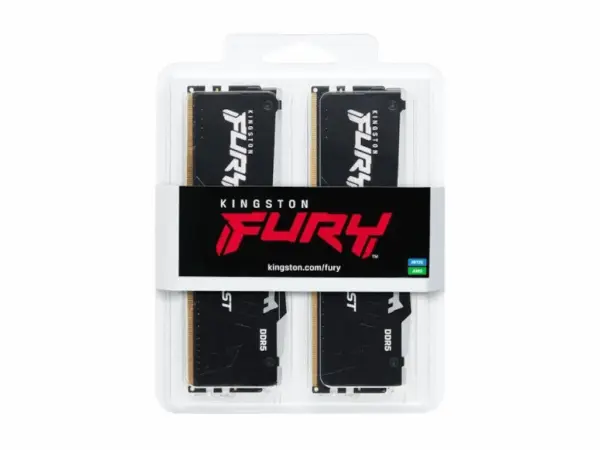 Memorija KINGSTON 64GB(2x32GB)DIMMDDR55600MHzCL30FURY Beast RGB' ( 'KF560C30BBAK2-64' ) 