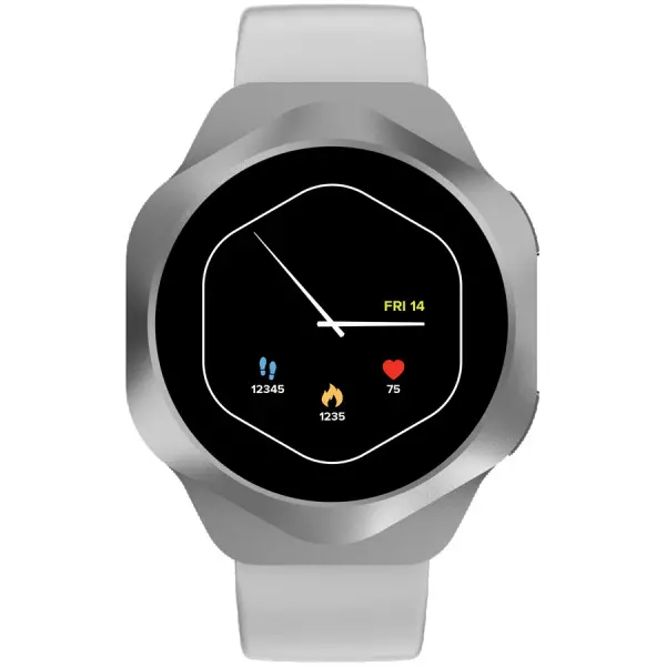 CANYON Smart Watch Hexagon 88 BT-CALL Silver ( CNS-SW88SS ) 
