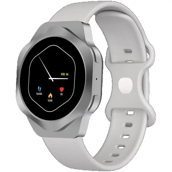 CANYON Smart Watch Hexagon 88 BT-CALL Silver ( CNS-SW88SS ) 