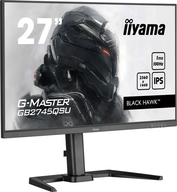 Monitor 27'' Iiyama G-Master GB2745QSU-B2 IPS 2560x1440100Hz1msHDMIDPUSBzvu