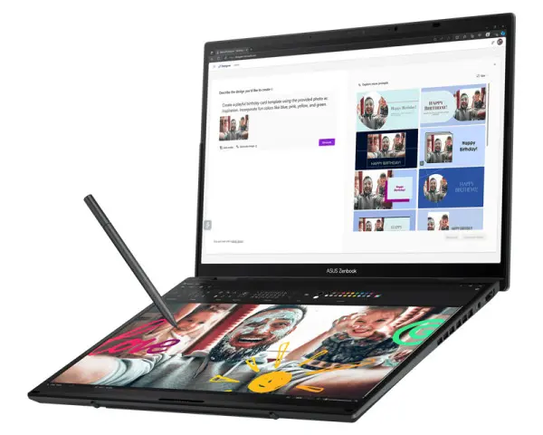 ASUS Zenbook 14 DUO OLED UX8406CA-PZ042X (14 inča 3K OLED, Ultra 9 285H, 32GB, SSD 2TB, Win11 Pro) laptop 