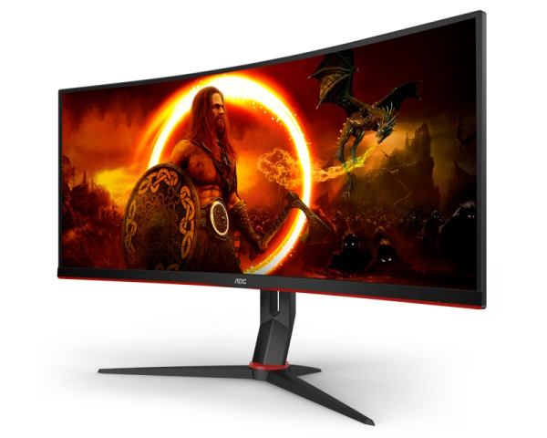 AOC 34 inča CU34G2XPBK WQHD Gaming zakrivljeni monitor 