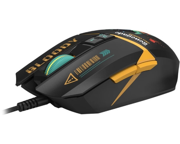 A4 TECH W63 Max Bloody RGB Gaming Renegade Midnight miš 