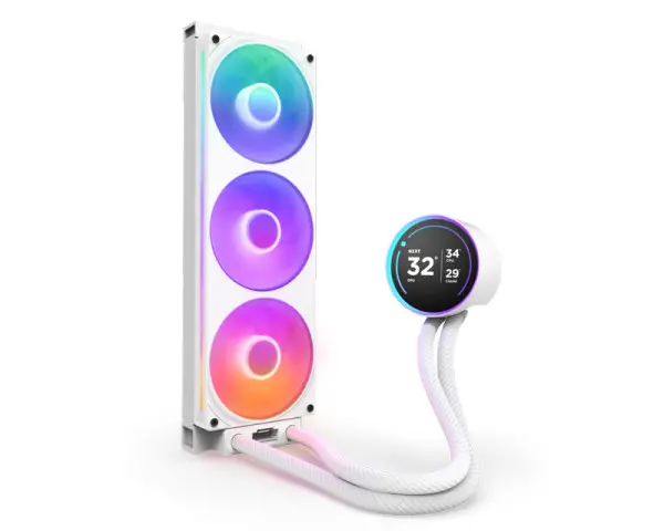 NZXT Kraken Elite 360 RGB V2 vodeno hlađenje belo (RL-KR36E-W2) 