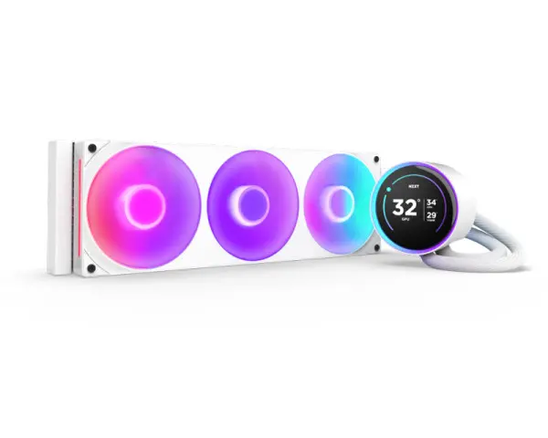 NZXT Kraken Elite 360 RGB V2 vodeno hlađenje belo (RL-KR36E-W2) 