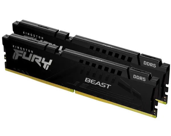 Memorija DDR5 64GB (2x32GB) 6000MHz Kingston Fury Beast KF560C30BBEK2-64