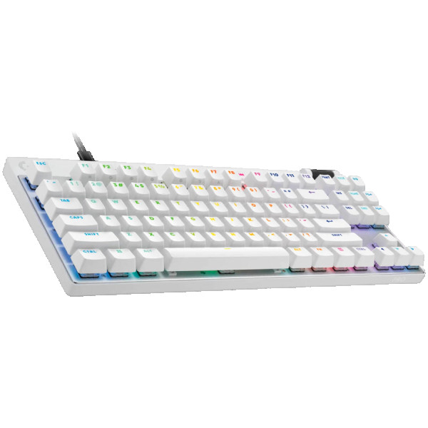 LOGITECH G PRO X TKL RAPID Gaming Keyboard - WHITE - US INTL - USB - EMEA28i-935 - LINEAR ( 920-013242 ) 