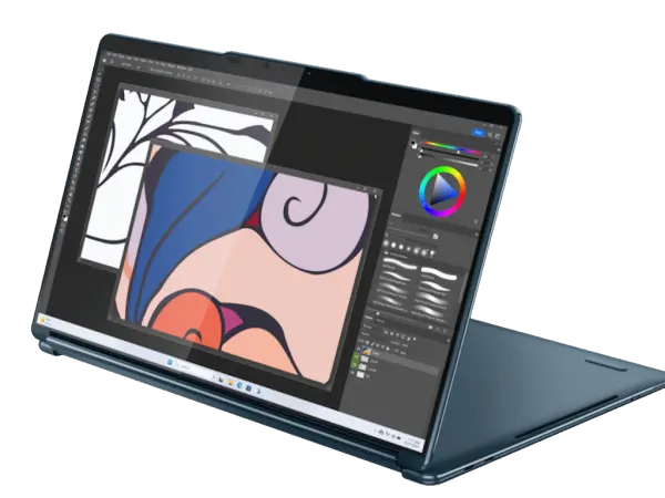 Laptop LENOVO Yoga Book 9 13IMU9 Win11 Pro2x13.3'' 2.8K OLED400NU7-155U32GB1TBBT ENGpetrol' ( '83FF002TRM' ) 