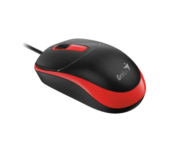GENIUS DX-123 USB Optical crno-crveni miš 
