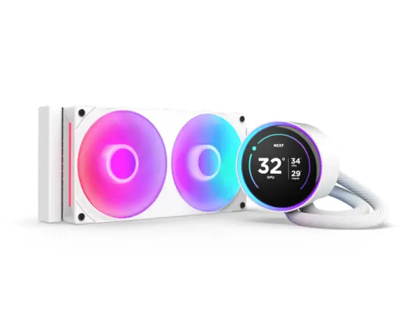 NZXT Kraken Elite 240 RGB V2 vodeno hlađenje belo (RL-KR24E-W2) 