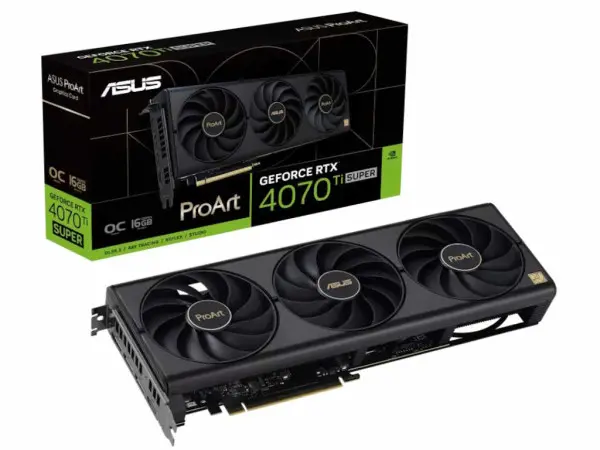 Grafička karta ASUS PROART-RTX4070TIS-O16G NVD16GBGDDR6X256bitcrna' ( '90YV0KJ0-M0NA00' ) 