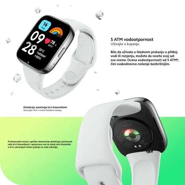 Pametni sat XIAOMI Redmi Watch 3 Activesiva' ( 'BHR7272GL' ) 
