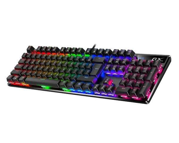GENIUS Scorpion K12 Plus Gaming RGB USB US crna tastatura 