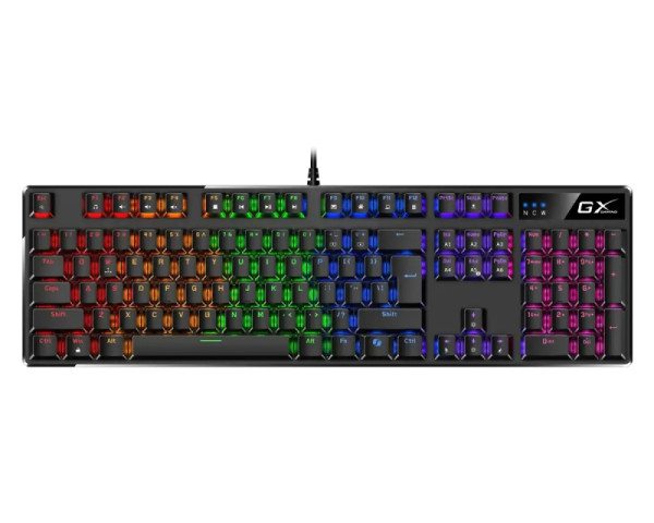 GENIUS Scorpion K12 Plus Gaming RGB USB US crna tastatura 