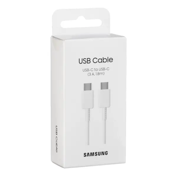 SAMSUNG USB kabl Type C na Type C  1.8m  3A  BELI (EP-DX310-JWE)