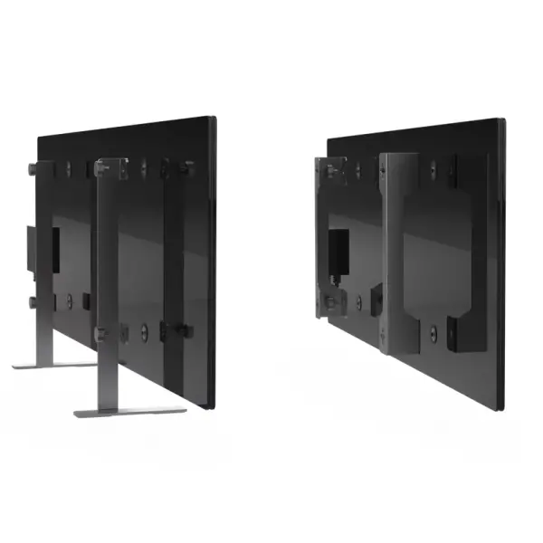 AENO Premium Eco Smart Heater, 700W, Tempered glass, Infrared+convection heating type, Plug type: Europe (EF type), BLACK ( AGH0002S )