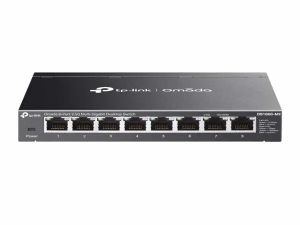 Switch TP-LINK DS108G-M2 Omada 8-Port 2.5G Multi-Gigabit Unmanaged Desktop Switch' ( 'DS108G-M2' ) 