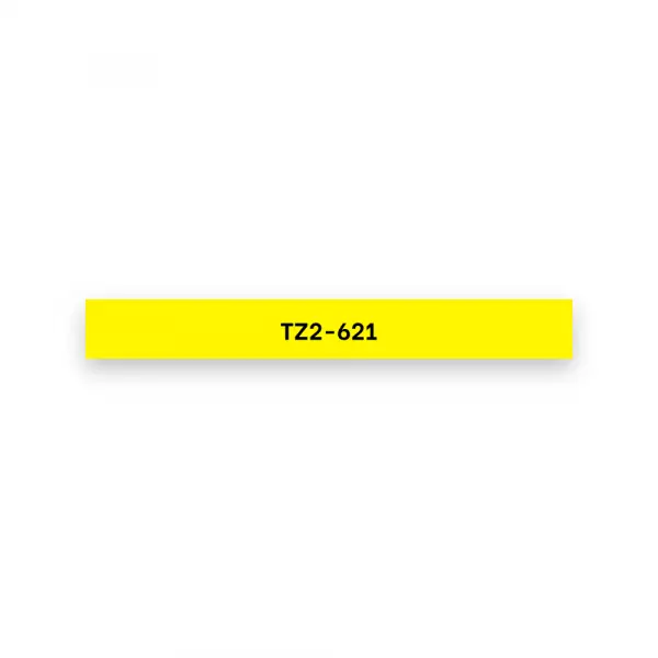 Traka TZ2-621 9mm BLK on Yellow