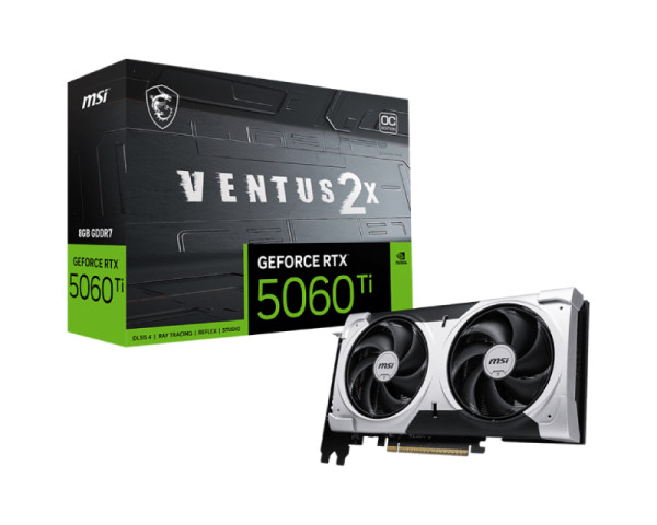 MSI GeForce RTX 5060 TI VENTUS 8G 128bit RTX 5060 Ti 8G VENTUS 2X OC PLUS grafička karta