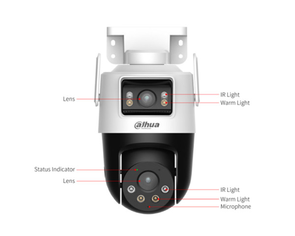 DAHUA P3D-3F-PV 3+3MP Outdoor Wi-Fi Dual-Lens Pan & Tilt Camer 