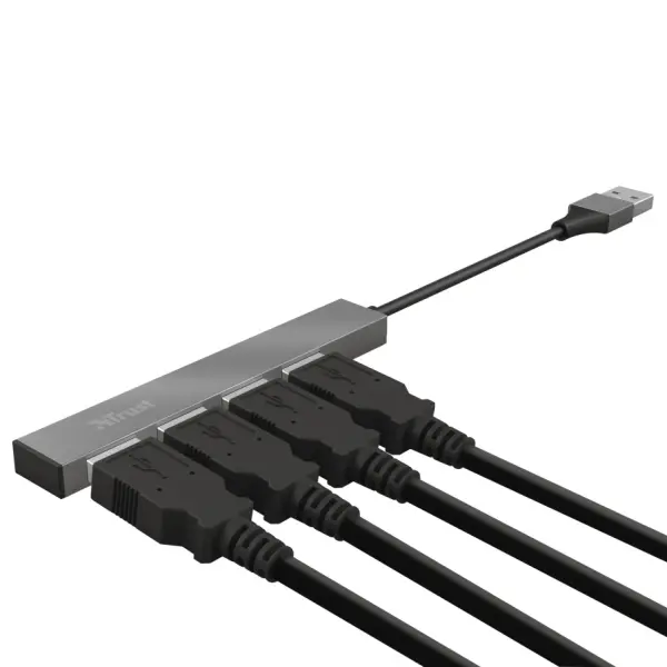 Hub TRUST HALYX USB2.04xUSBAluminjumsiva' ( '23786' ) 