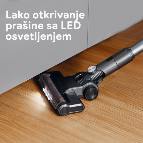 AENO Cordless vacuum cleaner SC3: electric turbo brush, LED lighted brush, resizable and easy to maneuver, washable MIF filter ( ASC0003 ) 